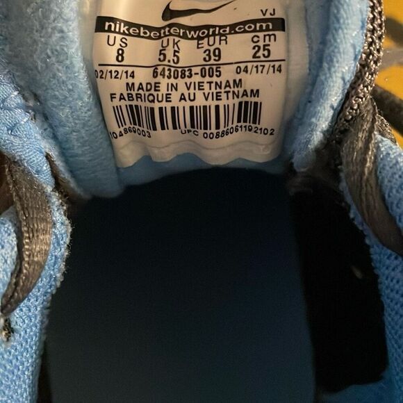 Nike Women Flex Trainer 4 643083 005 Cross Running Shoe Sneaker Gray Blue Size 8 - Picture 10 of 10